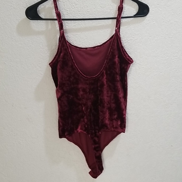 Purple Velvet Body Suit - Picture 2 of 2